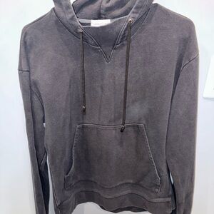 John Elliott Charcoal Hoodie Sweater